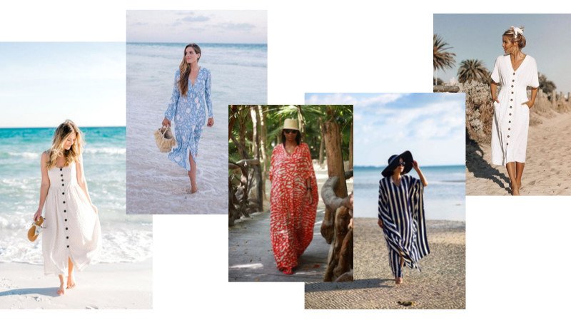 vestidos moda praia 2019