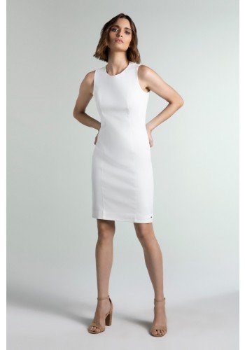 vestido alfaiataria branco