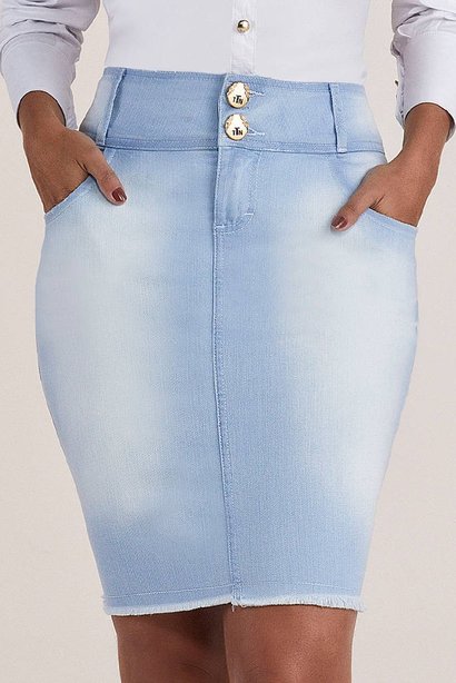 saia jeans azul claro em cotton titanium jeans ttn24816 2