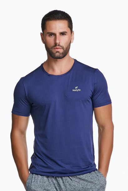 camiseta masculina azul escuro mangas curtas 6