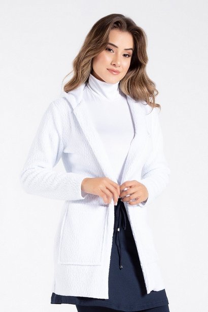 casaco branco teddy termico epulari 10