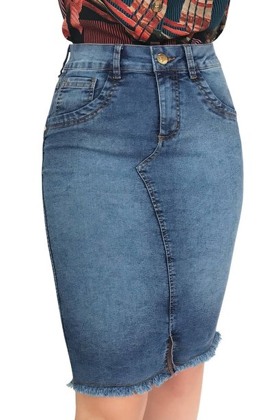saia jeans midi barra desfiada dyork jeans 2 easy resize com