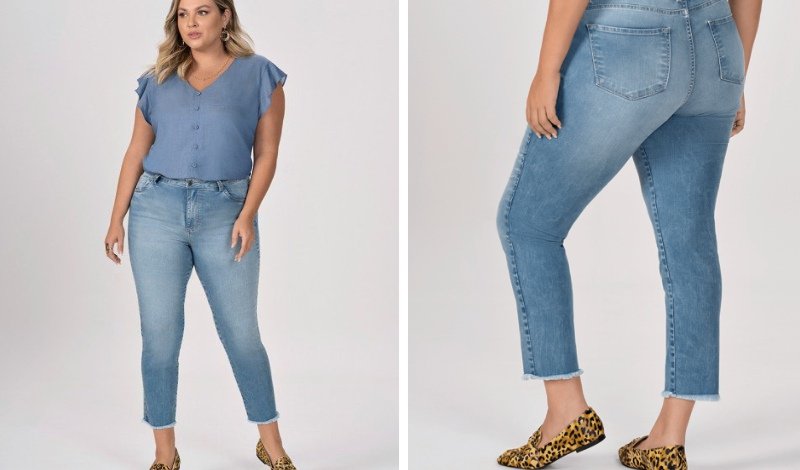 Qual o jeans ideal para cada corpo? Saiba qual o ideal para você Calça  jeans para gestantes, Saltos jeans, Calça jeans reta feminina, calcas mulher