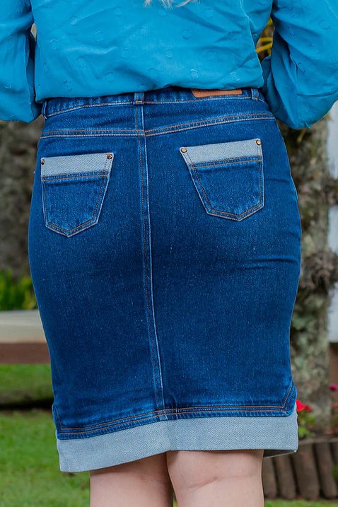saia jeans barra diferenciada 5