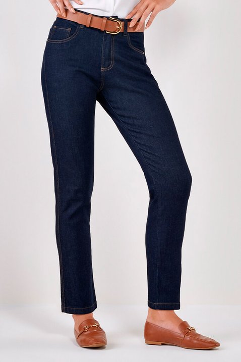 Calça jeans hot pants cintura alta cos alto - R$ 79.99, cor Azul