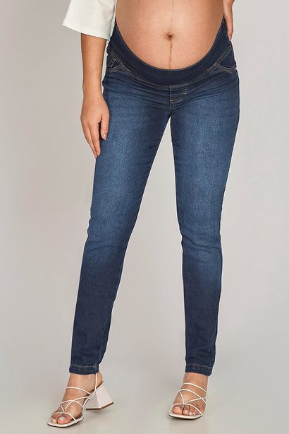 calca jeans cos com elastico 1