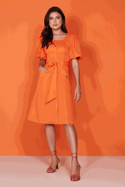 vestido laranja 2