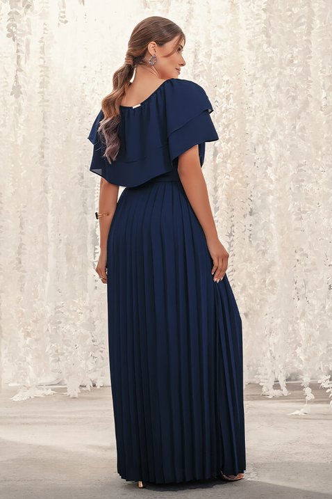 vestido longo azul 5
