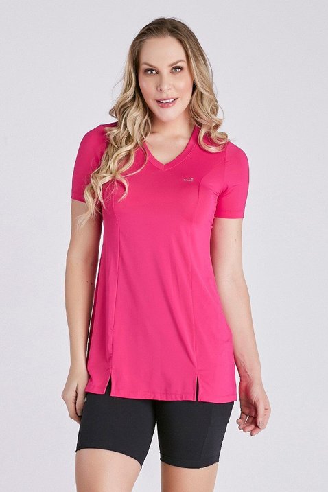 camisetao t shirt tapa bumbum na cor rosa tecido poliamida com protecao solar epulari 6