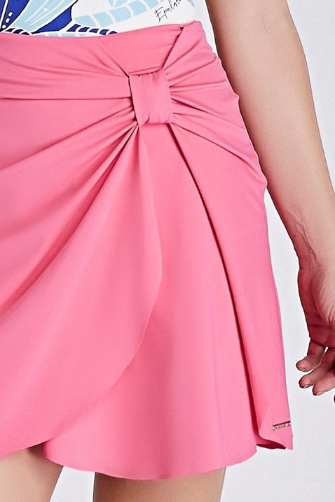 Saia Plus Size Envelope Rosa Pink - Moda Modesta - Dea Dress