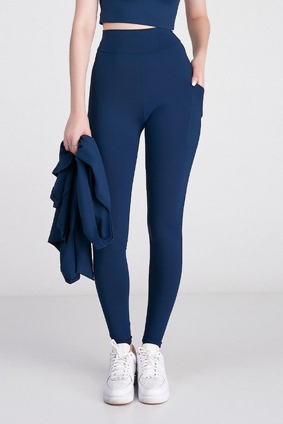 saia calca comprida na cor azul marinho com a saia removivel moda fitness modesta epulari 8
