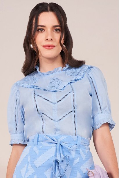 Pin de Edna Carneiro em Blusas  Blusas femininas, Blusas moda evangelica,  Moda feminina